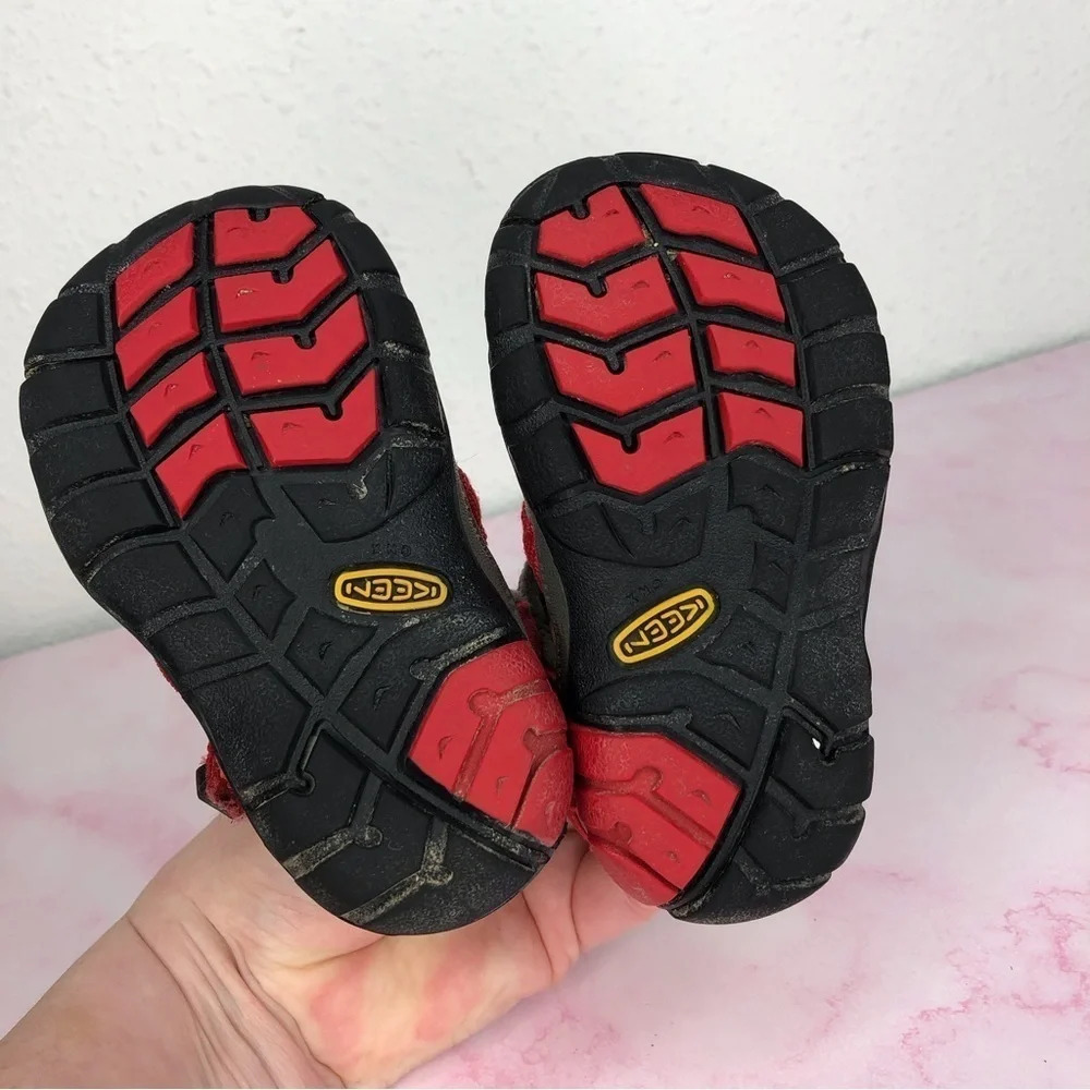 Keen hiking‎ sandals Seacamp red size 5 infant - Picture 5 of 11